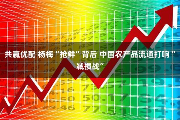 共赢优配 杨梅“抢鲜”背后 中国农产品流通打响“减损战”